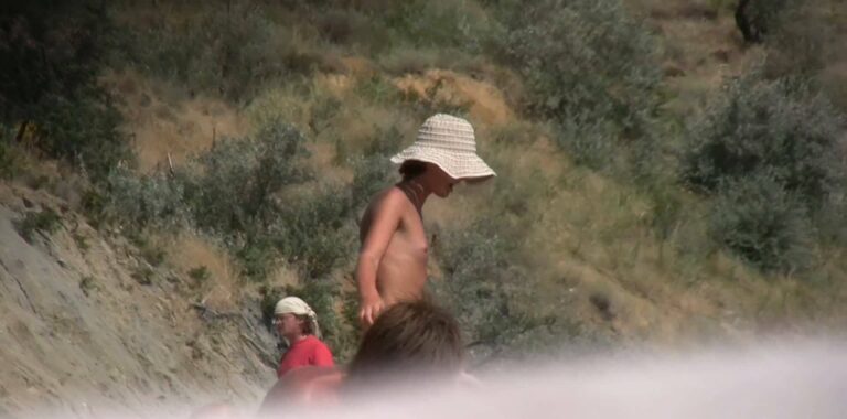 Embracing Freedom and Joy in Candid Family Naturism with Teens