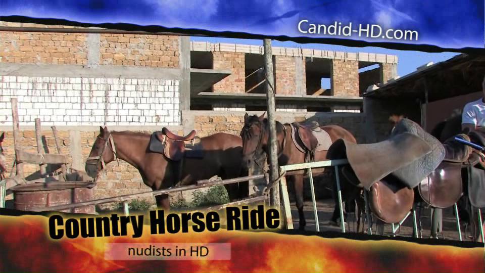 Country Horse Riding Adventure with Naturist Teens in the Great Outdoors - Poster
